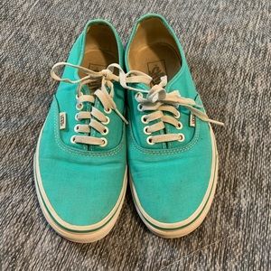 Teal Vans Women’s 10/Men’s 8.5